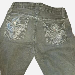 L.E.I. “Ashley” Low Rise Slim Bootcut Jeans